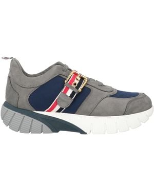 Thom Browne Trainers Leather, Textile Fibres - Blue