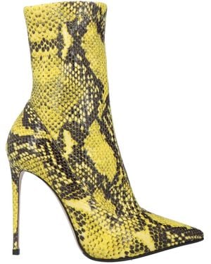 Le Silla Ankle Boots Textile Fibers - Green