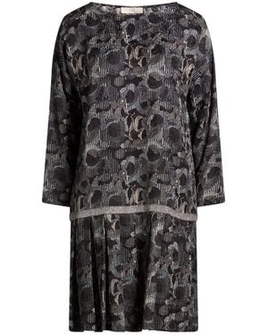 Suoli Mini Dress Silk - Gray