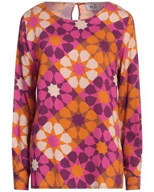 Niu Fuchsia Top Viscose - Red