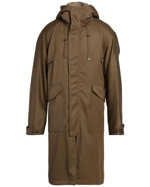 Jacob Cohen Khaki Coat Virgin Wool - Brown