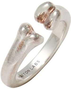 Hatton Labs Ring Recycled Sterling - White