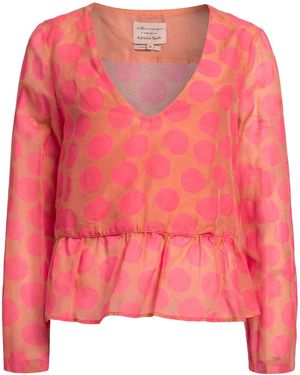 ALESSIA SANTI Top Cotton, Silk - Pink