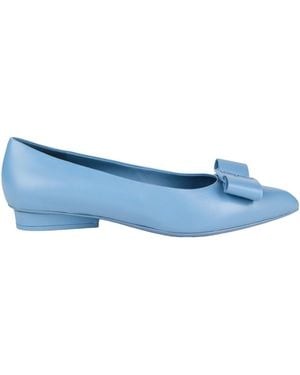Ferragamo Ballerina - Blau