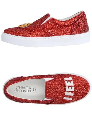 Chiara Ferragni Trainers Textile Fibres - Red