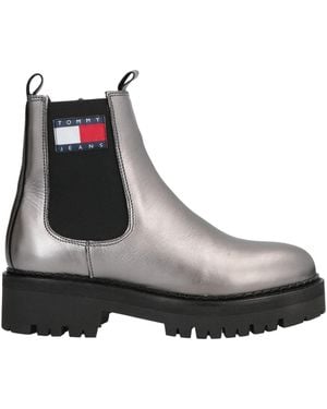 Tommy Hilfiger Ankle Boots Soft Leather - Black