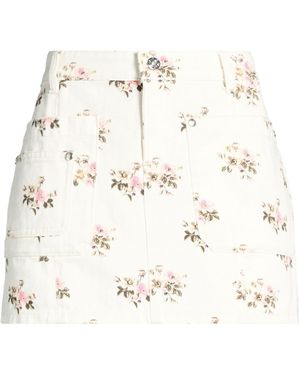 Blumarine Denim Skirt Cotton - Natural