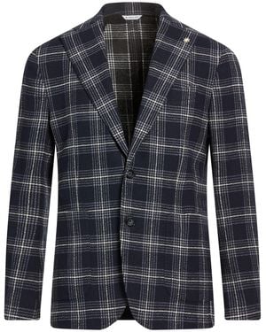 Manuel Ritz Blazer Cotton, Polyester, Polyamide, Elastane - Blue