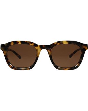The Attico x Linda Farrow Sunglasses - Brown