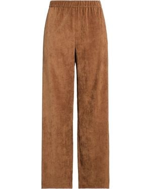 RUE DU BAC Light Trousers Polyester, Polyamide, Elastane - Brown