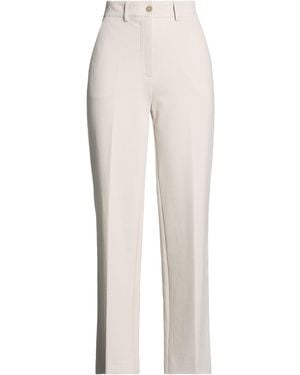 19.70 Nineteen Seventy Light Pants Viscose, Polyamide, Elastane - White