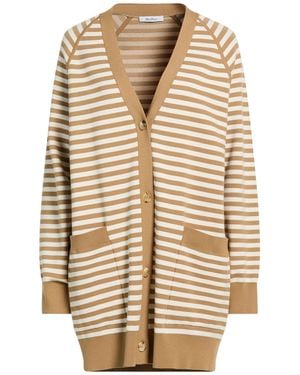 Max Mara Camel Cardigan Viscose, Polyester - Natural