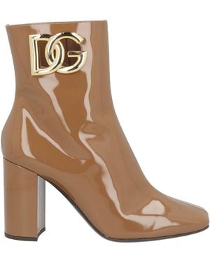 Dolce & Gabbana Ankle Boots Leather - Brown