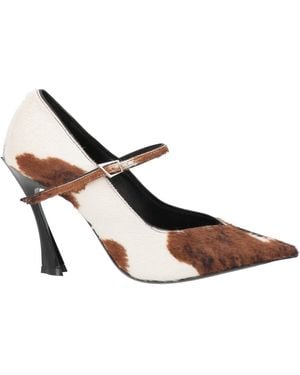 Mugler Camel Pumps Leather - Natural