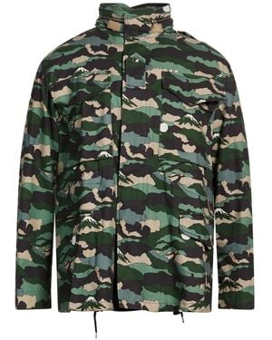 Maison Kitsuné Military Jacket Cotton, Elastane - Green