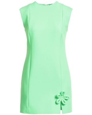 MSGM Lime Mini Dress Polyester, Viscose, Elastane - Green
