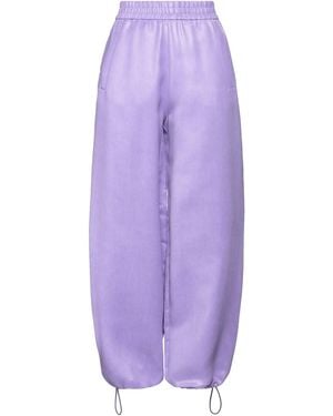 JW Anderson Mauve Trousers Viscose, Acetate - Purple