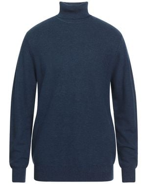 Cashmere Company Turtleneck Cashmere, Wool - Blue