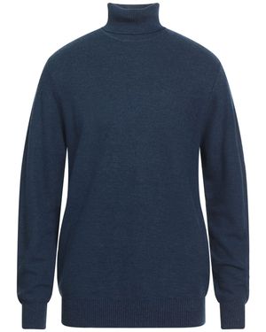 Cashmere Company Turtleneck Cashmere, Wool - Blue