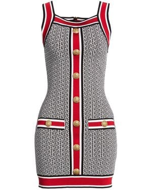 Balmain Mini Dress - Red