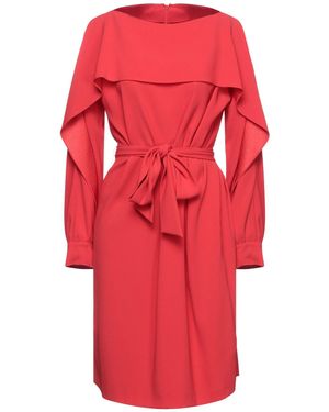 escada kleid rot