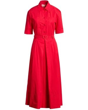 Kaos Midi Dress - Red
