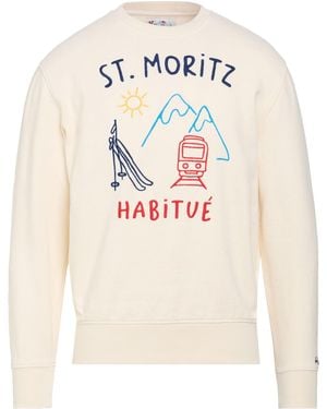 MC2 Saint Barth Cream Sweatshirt Cotton - White