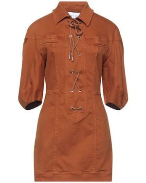 Alberta Ferretti Vestito Corto - Marrone