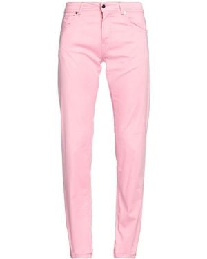 Marco Pescarolo Trousers Cotton, Silk, Elastane - Pink