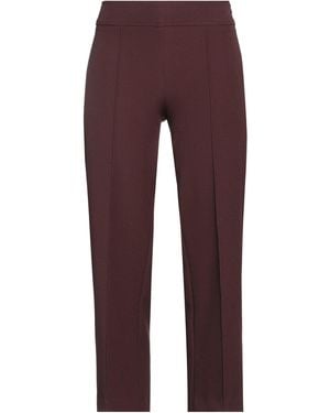 Semicouture Pants Polyester, Elastane - Purple