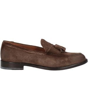 Corvari Dark Loafers Leather - Brown