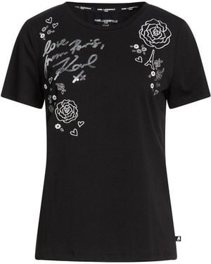 KARL LAGERFELD T-Shirt - Black