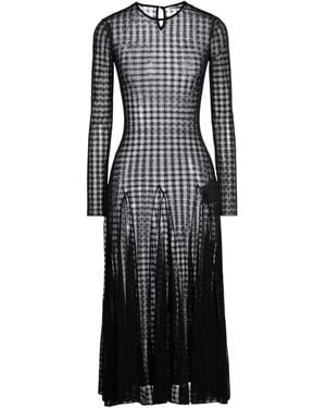 Ami Paris Midi Dress Polyamide, Elastane - Black