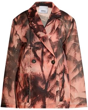 Erika Cavallini Semi Couture Blazer Polyester - Brown