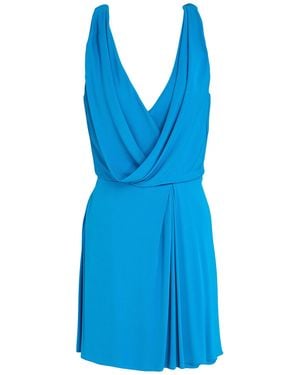 Alberta Ferretti Mini Dress Viscose - Blue