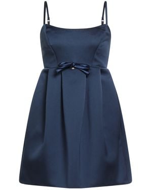 Elisabetta Franchi Mini Dress Polyester - Blue