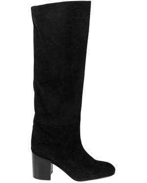 Stuart Weitzman Boot Leather - Black