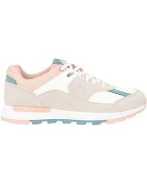 Timberland Sneakers Leather, Textile Fibers - White
