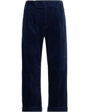 People Trousers Cotton, Elastane - Blue