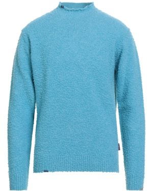 Bob Azure Turtleneck Virgin Wool - Blue