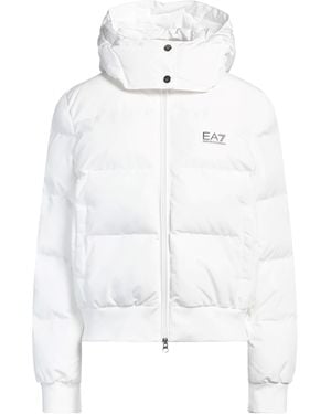 EA7 Puffer - White