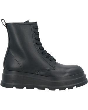 Frau Ankle Boots Leather - Black