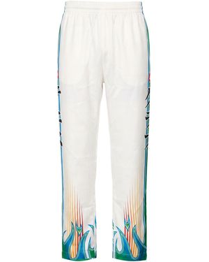 CASABLANCA Trousers Silk - White