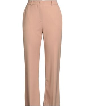 Marella Trousers Polyester, Virgin Wool, Elastane - Natural