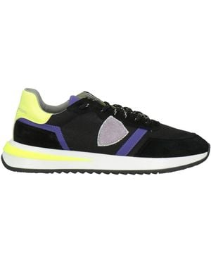 Philippe Model Sneakers Textile Fibers, Leather - Blue