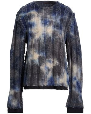 Roberto Cavalli Sweater Wool, Mohair Wool, Polyamide - Blue