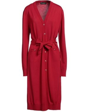 Dolce & Gabbana Cardigan Virgin Wool - Red
