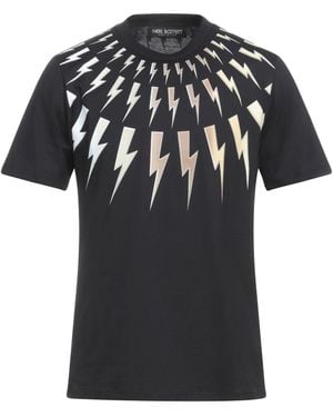 Neil Barrett T-Shirt Cotton - Black