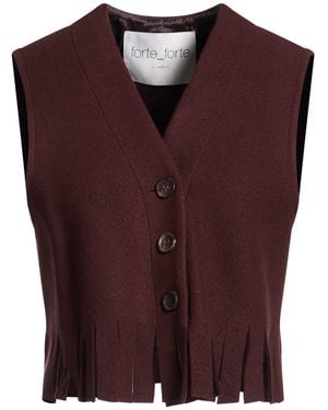 forte_forte Tailored Vests - Purple
