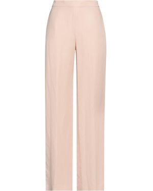 Twinset Blush Pants Viscose, Linen - Pink